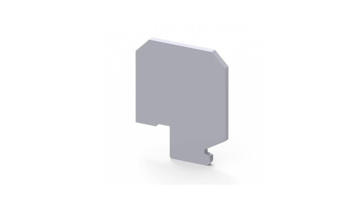 Секция конечная Connectwell Melamine CTSEP1 для клеммного блока CTS2.5/6/10