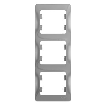 GLOSSA 3-постовая РАМКА, вертикальная, АЛЮМИНИЙ