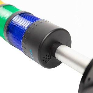 RAVENTEK PVO2-424F-RYGB световая колонна ?64мм с зуммером 4 цвета RYGB прямое основание IP65