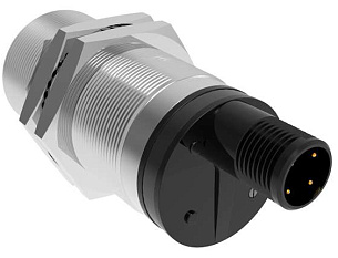 LANBAO PR30-DM5DPC-E2 Рефлекторный датчик 5 м, инфракрасный свет светодиод (880нм), PNP, NC, 10…30 DC, никелированная латунь, цилиндрический, разъем M12, IP67