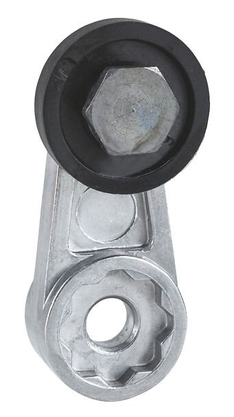 Limit switch lever, Limit switches XC Standard, thermoplastic roller ZCK Y for -25...70 °C, rotary movement