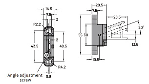 LANBAO ZJP-K5 ключ для замков безопасности