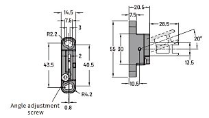 LANBAO ZJP-K5 ключ для замков безопасности