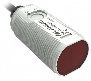 LANBAO PSS-YC10DPBR оптический датчик M18 PNP NO/NC Sn=100мм BGS (D-тип) кабель 2м