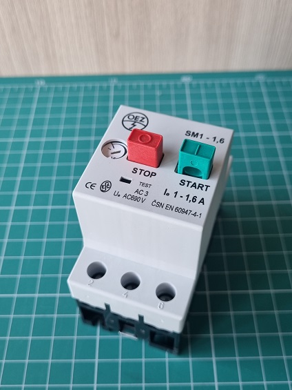 Автомат защиты электродвигателя 1-1.6A SM1-1.6