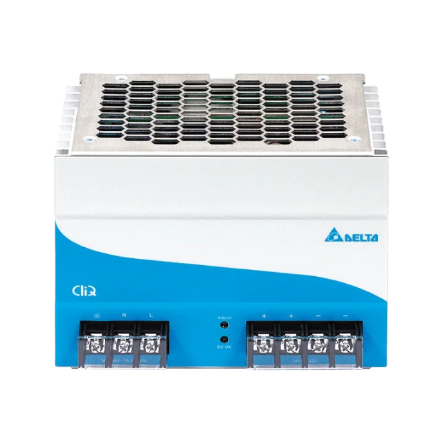 Блок питания импульсный CliQ, 480W, 20А, 85_264VAC (120_375VDC) / 24VDC, DIN35, винт.клеммы, ал.корпус