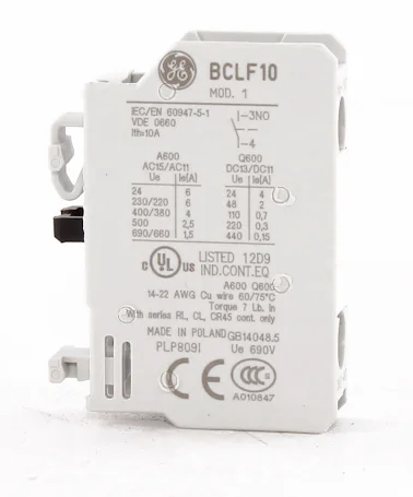 Доп. контакт фронтальный BCLF10 1NO