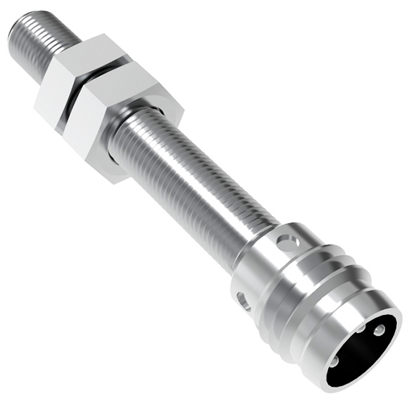 LANBAO LR05AF15DNOY-E1 Индуктивный датчик 1.5 мм, цилиндрический, заподлицо, 10…30 DC, NPN, NO, нерж