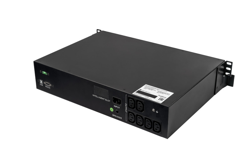 ИБП Smart-Save SMT Systeme Electric 1000 ВА RM 2U AVR 6 C13 230 В SmartSlot