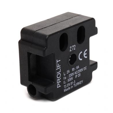 Контакт дверей лифта (розетка с двойным входом), серия Z Z72