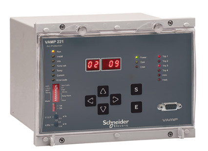 Центральный блок VAMP 221, ТТ1/5А