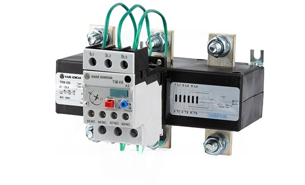 Реле тепловой перегрузки TRM 400-130A, It=80_125A, 1NO+1NC, CLASS 10A, с трансформаторами тока, отдельный монтаж
