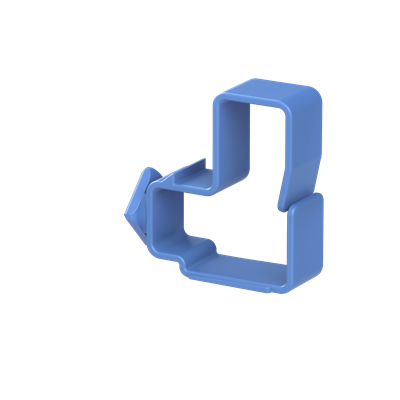 Держатель кабеля UZED1P10 для щитов UK600, 10шт.