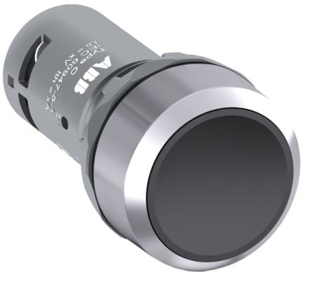 Кнопка CP1-30B-10 черная без фиксации 1HO