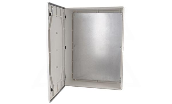 Щит навесной 800x600x220мм (ВxШxГ) из композитного (SMC) материала с монт. панелью 710x510мм, IP65