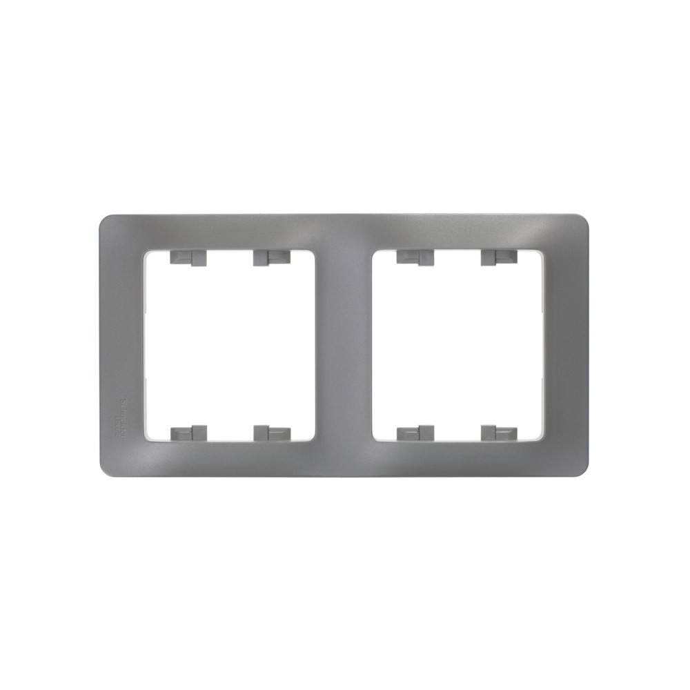 GLOSSA 2-постовая РАМКА, вертикальная, ПЛАТИНА