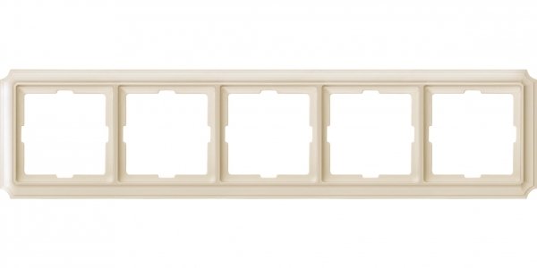 MERTEN Antique РАМКА 5 постов, БЕЖЕВЫЙ, SD