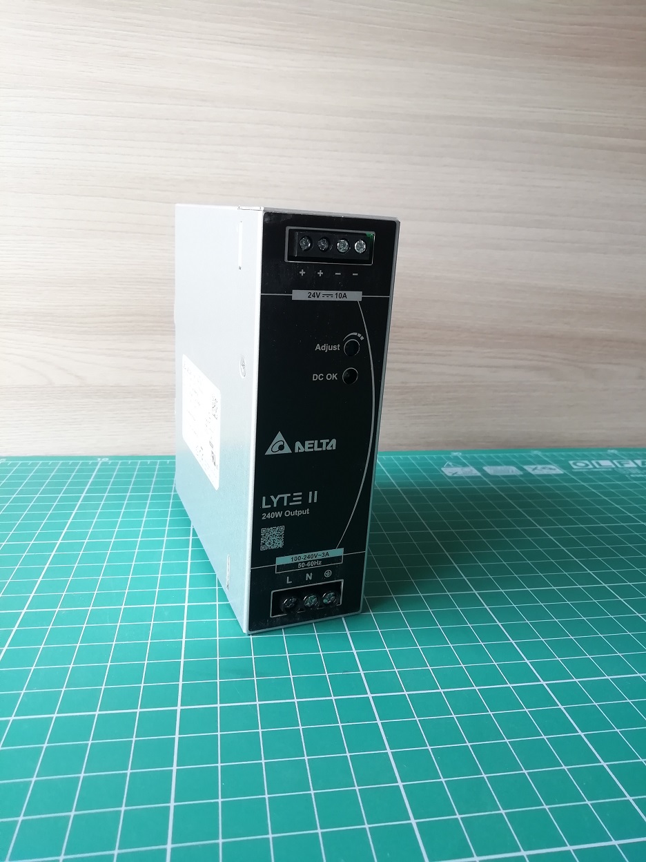 Блок питания импульсный Lyte II, 240W, 10А, 90_264VAC / 24VDC, DIN35, винт.клеммы, ал.корпус