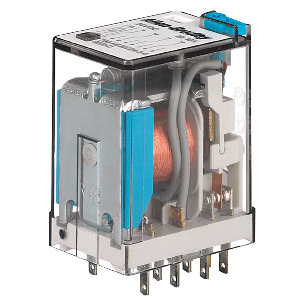 Реле 120 В 50/60 Гц, 4 переключающих контакта (4PDT) 7A, серебряные контакты 700HC24A1