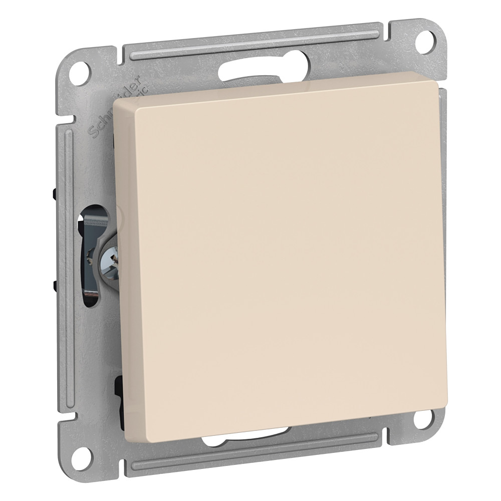 ATLASDESIGN 1-клавишный ПЕРЕКРЕСТНЫЙ ПЕРЕКЛЮЧАТЕЛЬ, сх.7, 10АХ, механизм, БЕЖЕВЫЙ