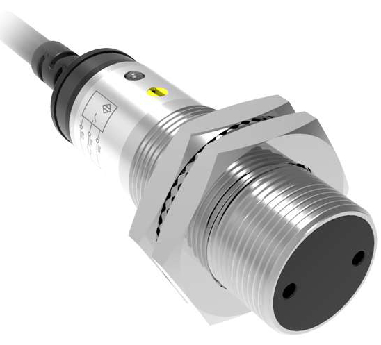 LANBAO PR18-TM10DNR оптический датчик M18 NPN NO/NC Sn=10м (T-тип) кабель 2м /приемник