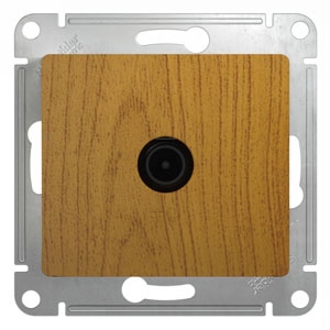 GLOSSA TV РОЗЕТКА проходная 4дБ, механизм, ДУБ