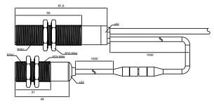 LANBAO UR18-DC60D3PO Датчик двойного листа М18 PNP NO Sn=30-60мм кабель 2м