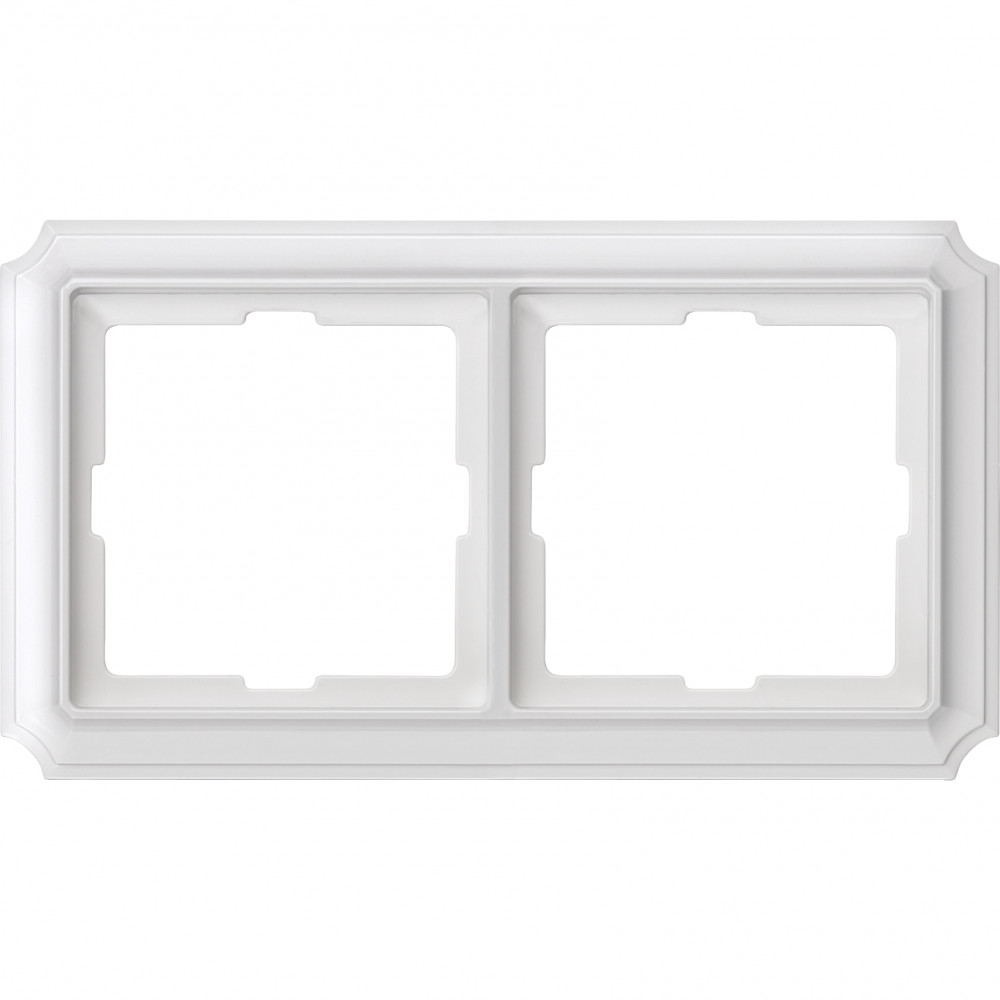 MERTEN Antique РАМКА 2 поста, ПОЛ.БЕЛЫЙ, SD