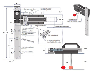 LANBAO ZJP-H2 Предохранительная защелка