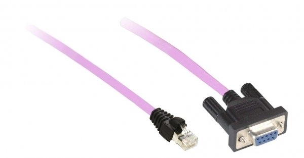 CANOPEN CABLE, 3M, SUB-D 9 FEMALE/RJ45