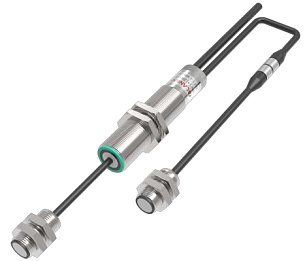 LANBAO UR12-DC40D3PO Датчик двойного листа M12 PNP NO Sn 40mm кабель 2м.