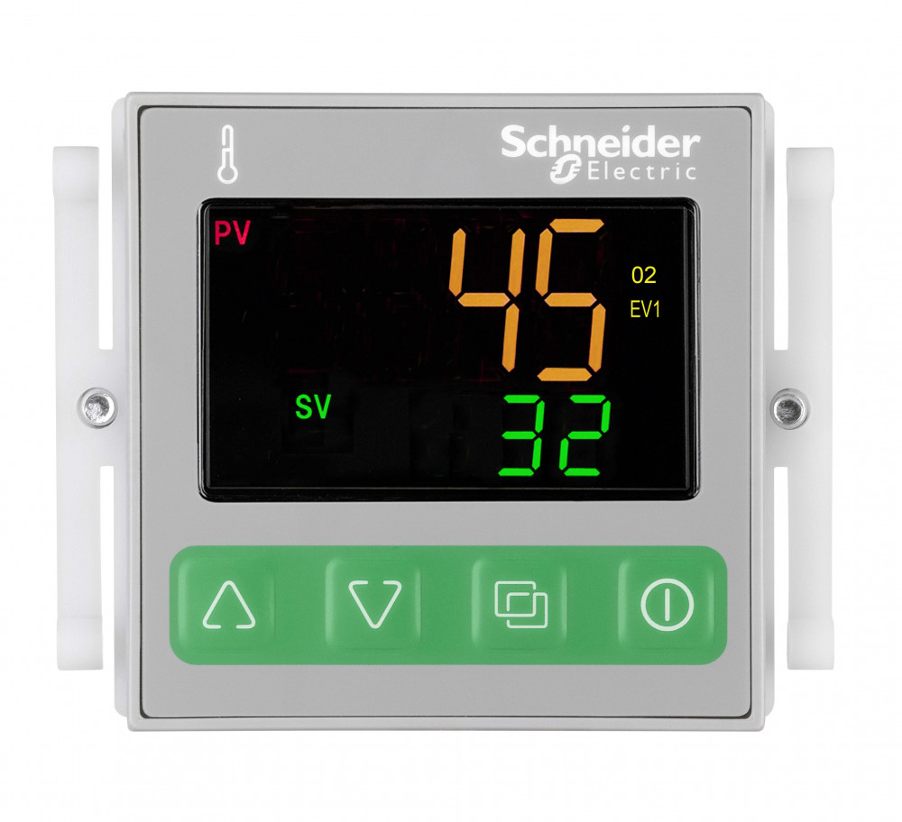 ТЕМП. КОНТ., 48 x 48, УНИВ. ВХ., 1 АВАР. ВЫХ., 2 ТТР, MODBUS, 24 V AC\DC