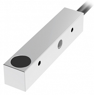 LANBAO LE05VF08DPC Индуктивный датчик 0.8 мм, прямоугольный, заподлицо, 10…30 DC, PNP, NC, алюминий, кабель PVC 2 м, IP67