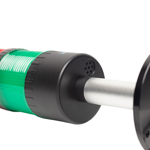 RAVENTEK PVO2-224F-RG световая колонна ?64мм с зуммером 2 цвета RG прямое основание IP65