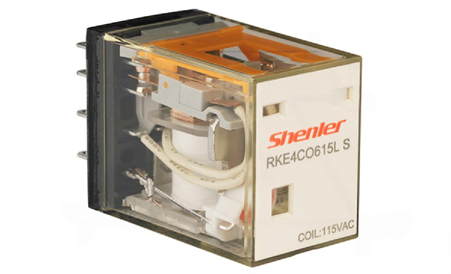 Реле RKE4CO615LS, 4CO, 5A(250VAC/30VDC), 115VAC, LED, IP62