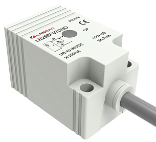 LANBAO LE25SN10DNO Индуктивный датчик NPN NO Sn=10 мм Кабель 2м