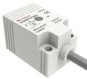 LANBAO LE25SN10DNO Индуктивный датчик NPN NO Sn=10 мм Кабель 2м