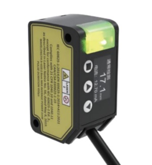 LANBAO PDE-CM2THIU лазерный датчик расстояния 60...2000мм 4...20мА / 0-10V 2xPNP/NPN NO/NC