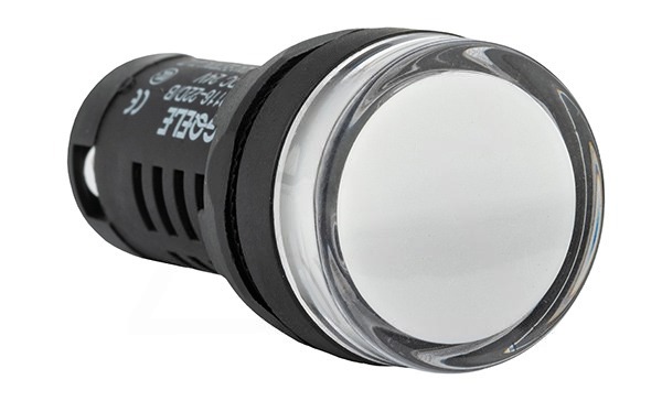 Колонна светосигнальная AL50, d=50mm, LED Кр+Желт+Зел+Звук, 24VAC/DC+220VAC, пласт. стойка, IP65