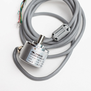 LANBAO ENI38S8-6E2048H-T2 энкодер ?38 сплошной вал 8мм 2048имп/об HTL/PUSH PULL 8-30DC кабель 2м
