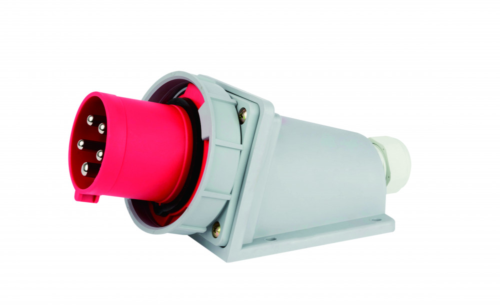 Вилка стац. 3Р+РЕ+N 63А 380В IP67 ВС-103