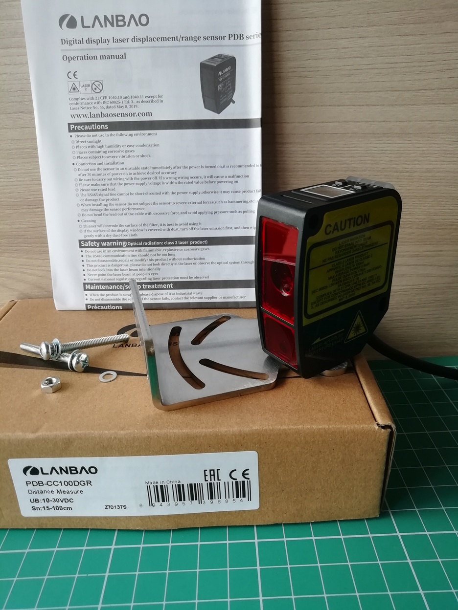 LANBAO PDB-CC100DGR оптический датчик расстояния