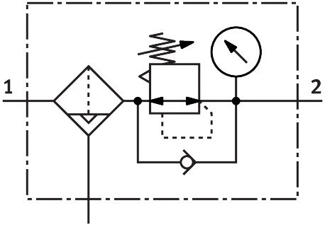 Фильтр-регулятор MS4-LFR-1/4-D7-ERV-AS