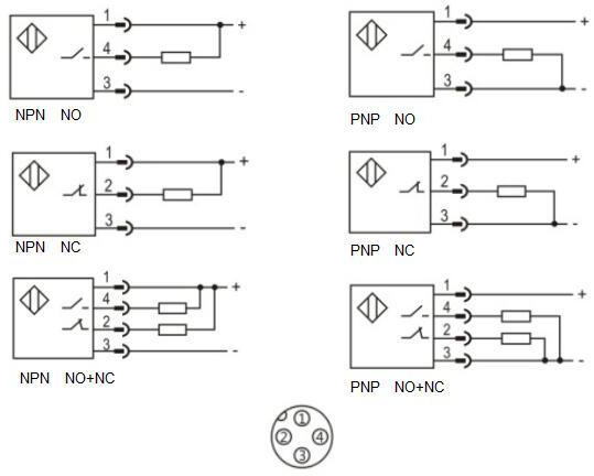 LANBAO LE40SZSN40DNOY-E2 Индуктивный датчик 40 мм, прямоугольный, незаподлицо, 10…30 DC, NPN, NO, PB