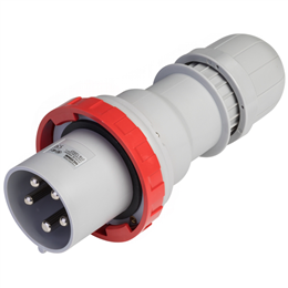 Разъем пром. силовой CEE кабельный, штекер, 125A, 3P+N+E 6h, 346_415VAC 50/60Hz, IP66/IP67/IP69, серия OPTIMA