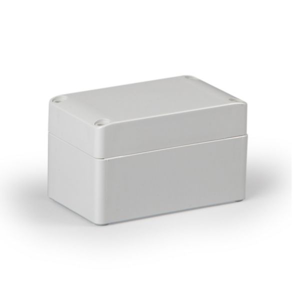 Корпус Ensto Cubo S 75 x 125 x 75 мм, 50 мм основание, глухая стенка, серая крышка, ABS, IP 66/67