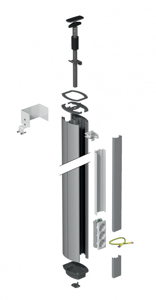 СТОЙКА 1-СТОР.РАСПОРНАЯ 2,70-3,10М АНОД.