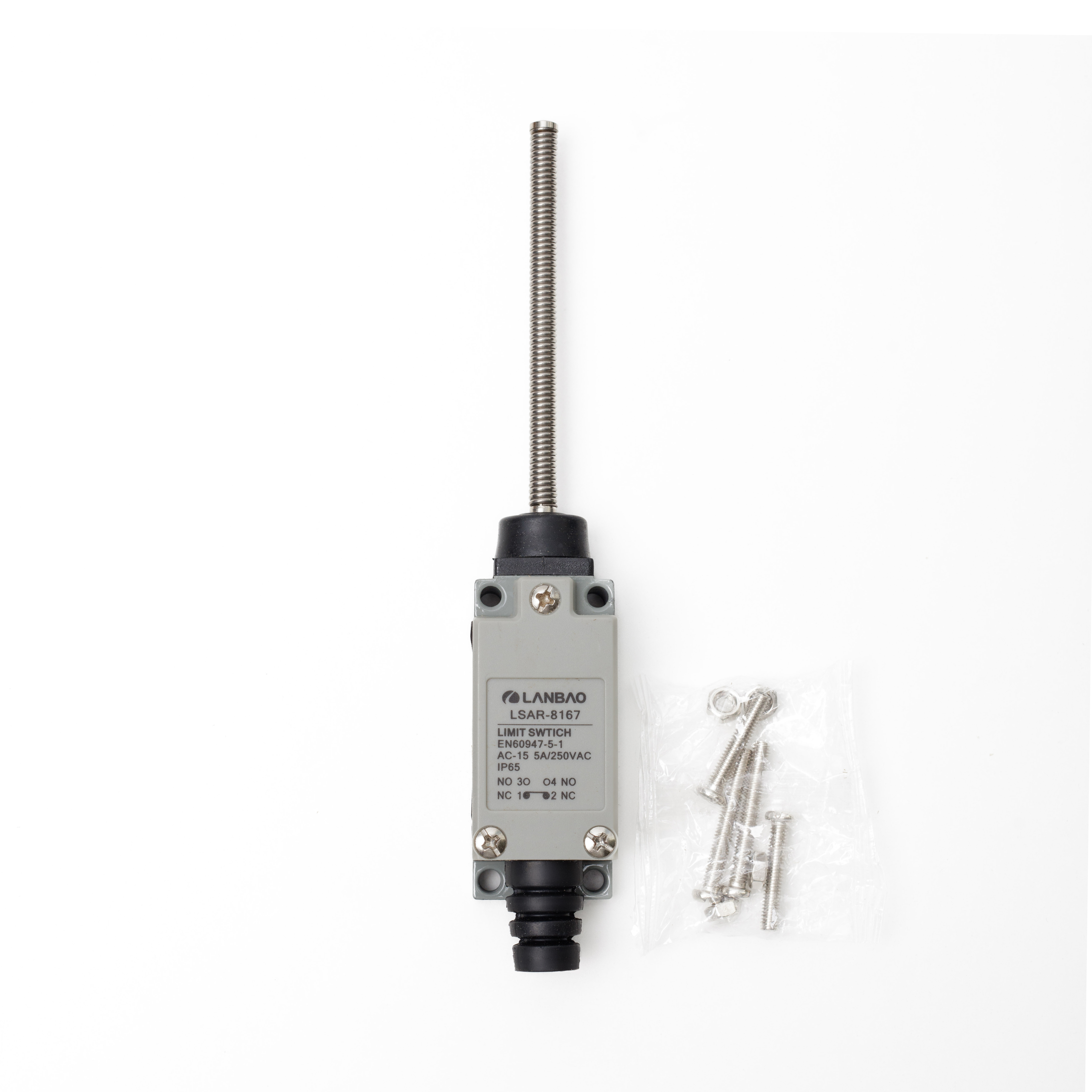 LANBAO LSAR-8167 концевой выключатель NO/NC пружинный рычаг