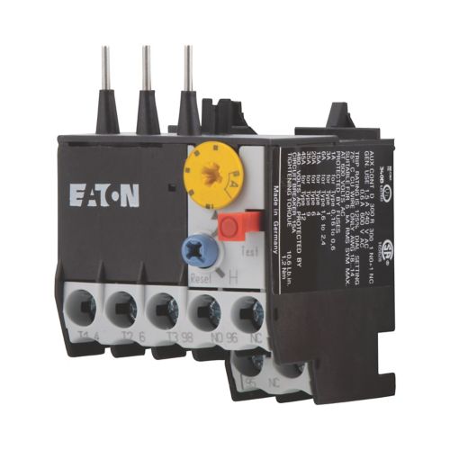 Eaton Moeller® series ZE Overload relay, Ir= 6 - 9 A, 1 N/O, 1 N/C, Direct mounting