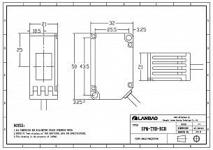 LANBAO SPM-TNR-RGB датчик контраста